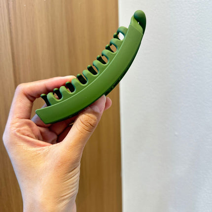 Elegant Vertical Banana Hair Clip
