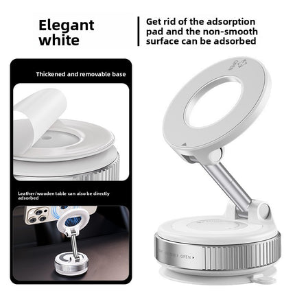 Vacuum epoxy resin adsorption magnetic car mobile phone stand