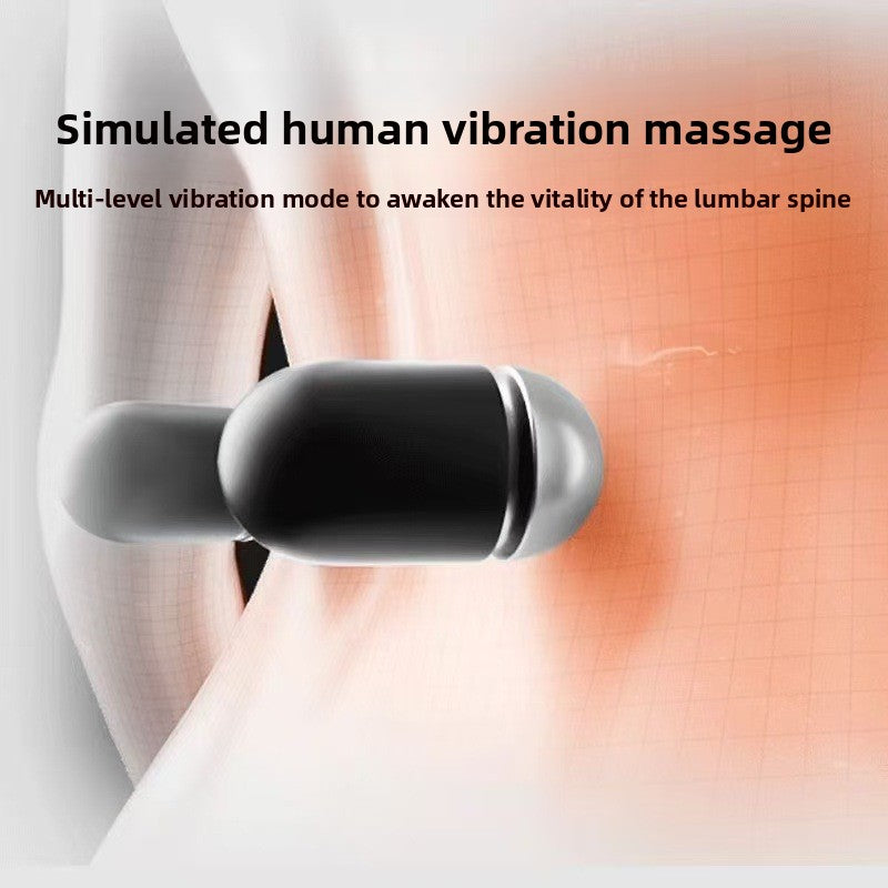 Ergonomic Lumbar Support Pillow with Heating and Massage