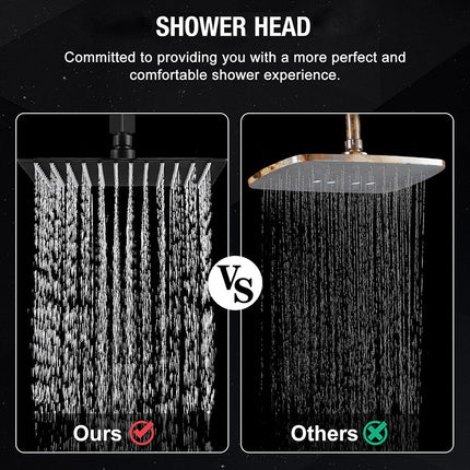 Matte Black Stainless Steel Shower Head