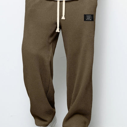 Mens Loose Fit Straight Leg Sweatpants