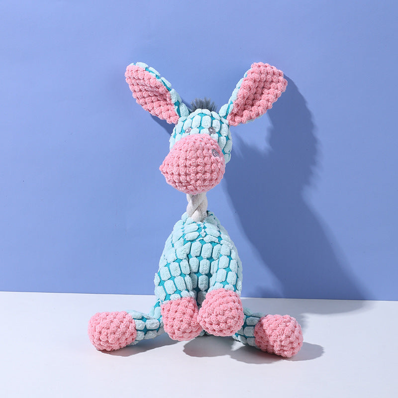 Squeaky Plush Dog Chew Toy