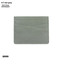 Leather Oil Edge Oblique Thin Bank Card Holder Soft Cowhide Document Package