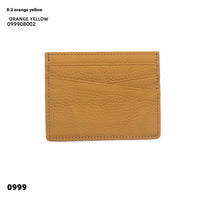 Leather Oil Edge Oblique Thin Bank Card Holder Soft Cowhide Document Package