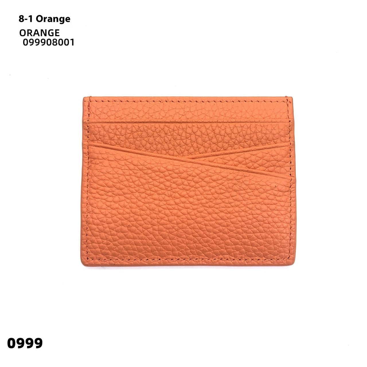 Leather Oil Edge Oblique Thin Bank Card Holder Soft Cowhide Document Package