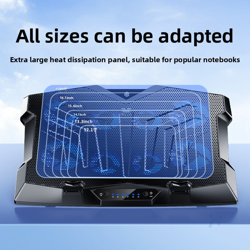 Laptop Cooling Pad with 4 Fans Foldable Stand
