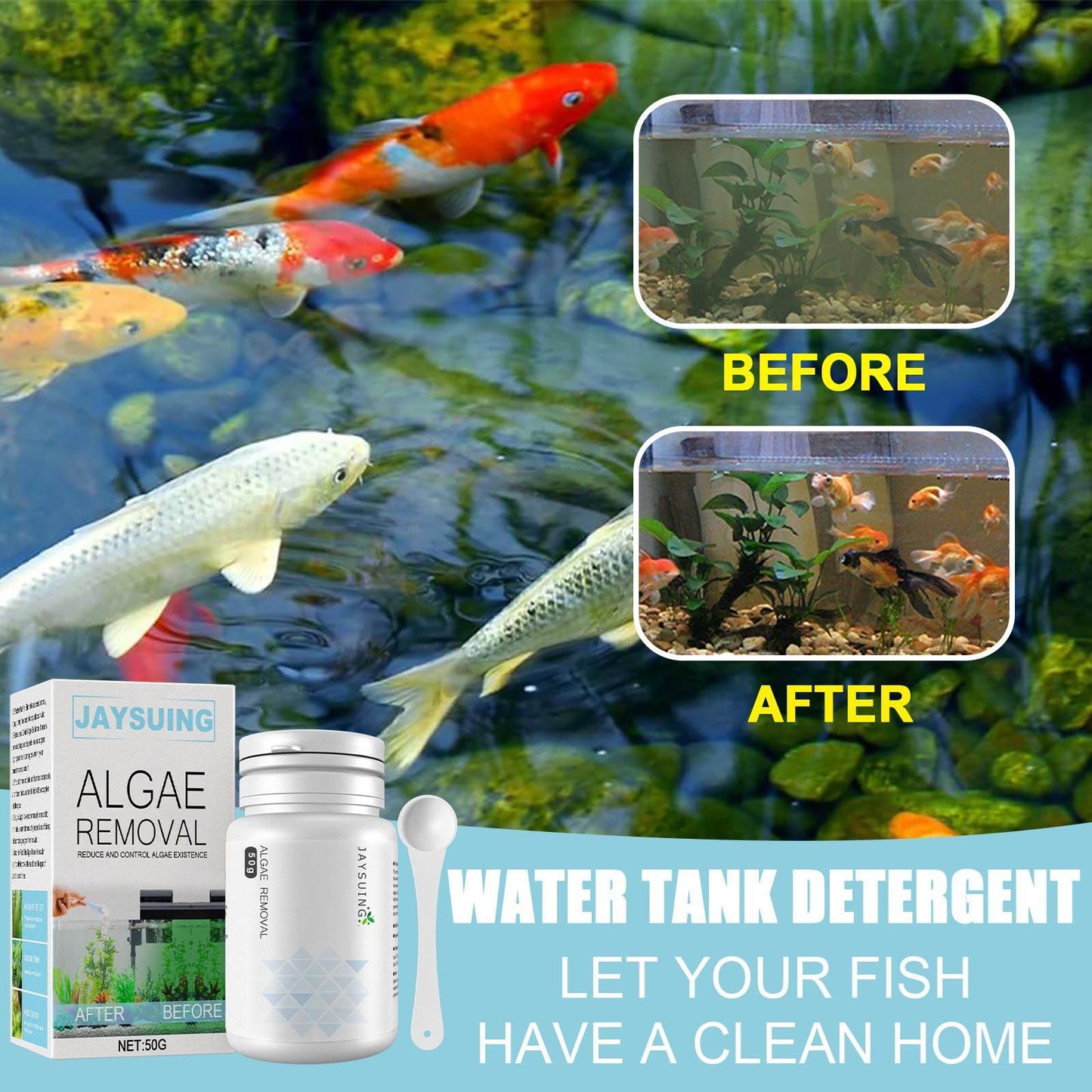 Algae and moss remover
