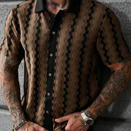 Classic Checkered Short Sleeve Shirt
