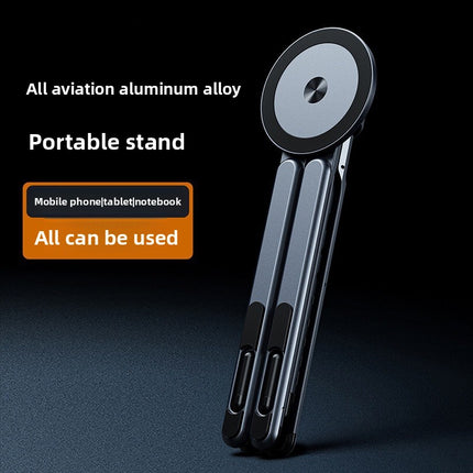 Magnetic Aluminum Alloy Folding Phone Stand Tripod