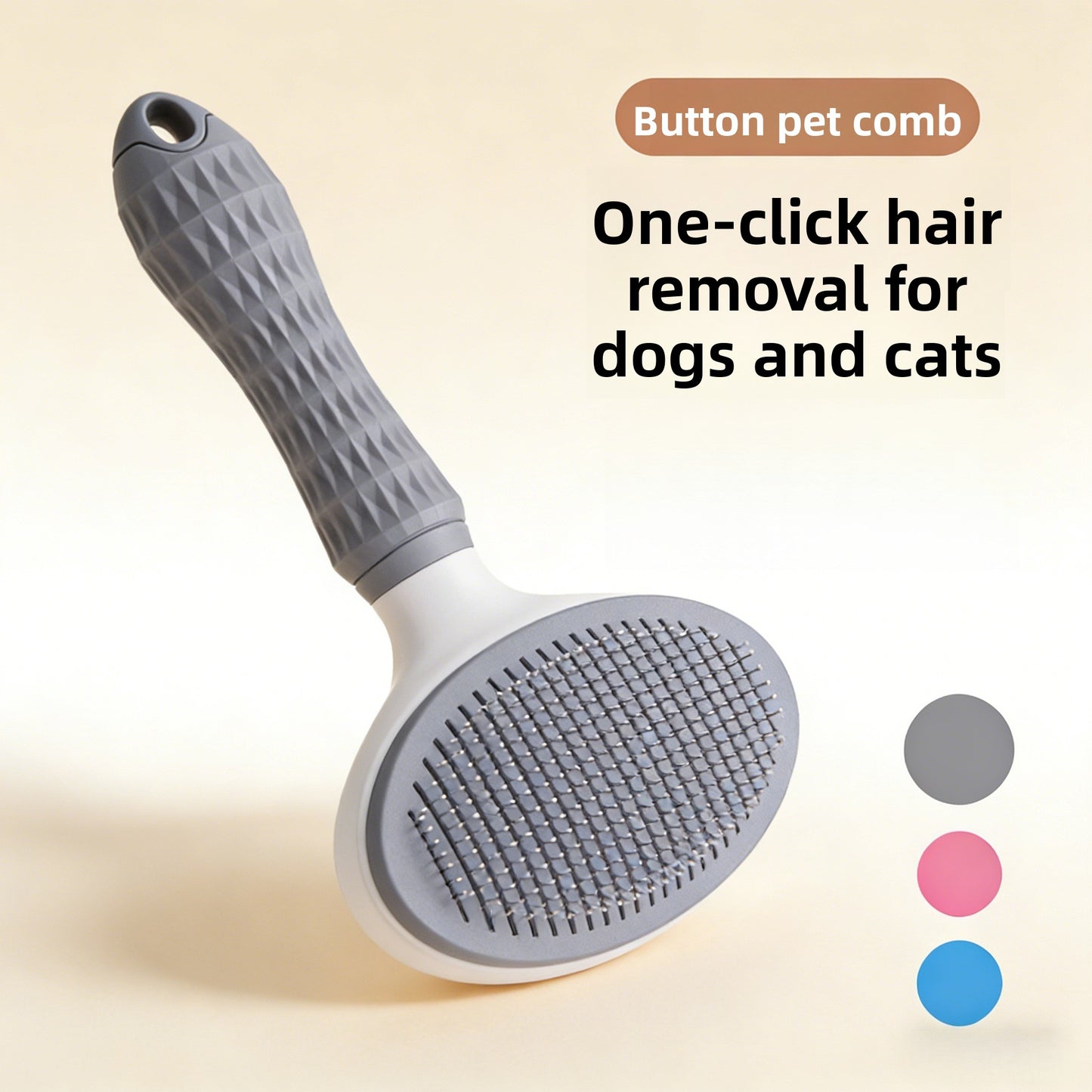 Pet Self Cleaning Grooming Comb