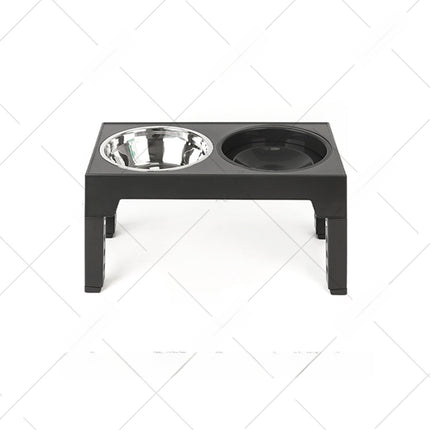 Adjustable Anti-Spill Pet Dog Bowl Stainless Steel Elevated Feeder