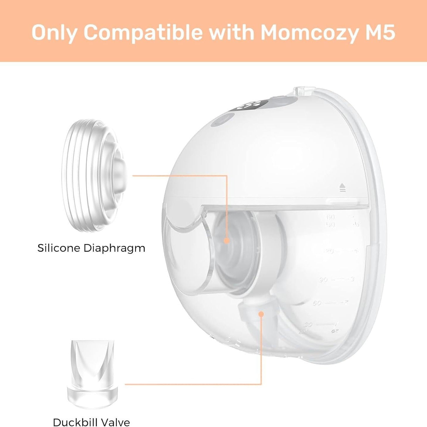 Wearable breast pump