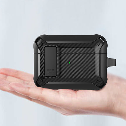Carbon fiber switch earphone cover