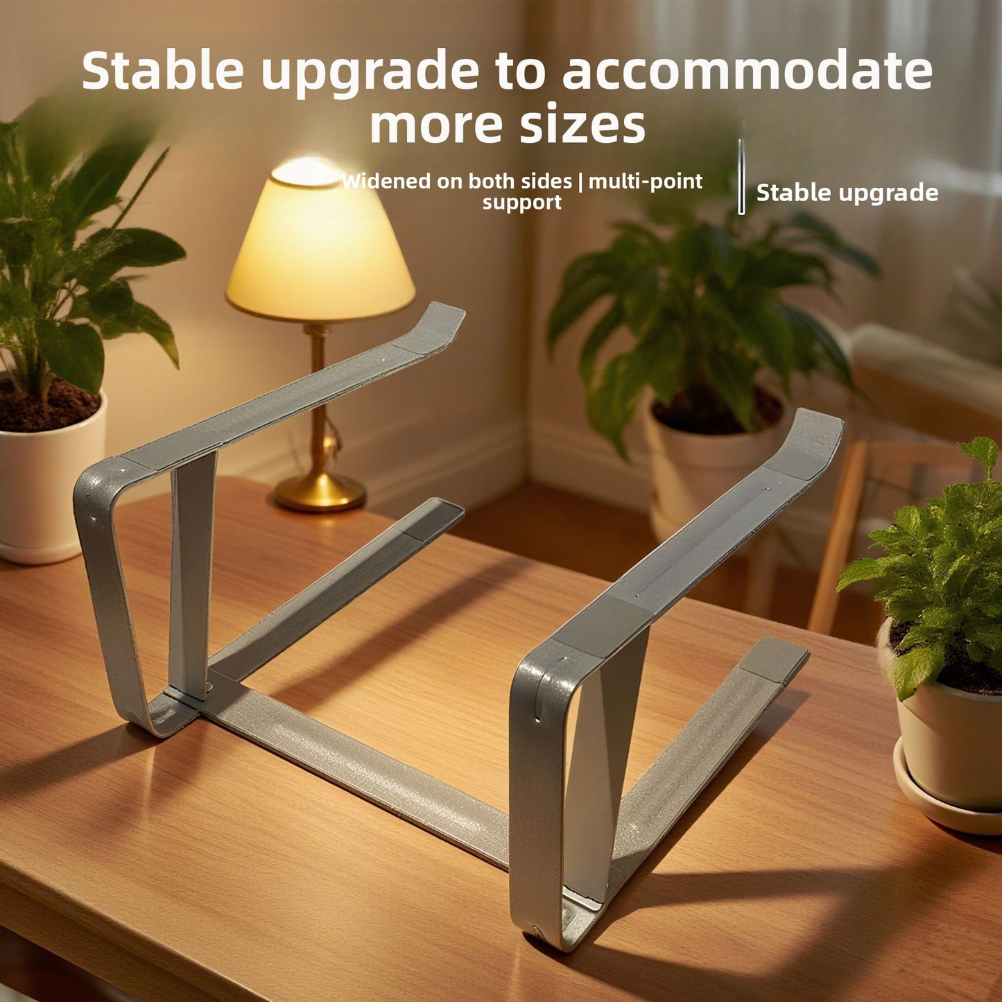 Double Layer Laptop Stand with Keyboard Tray