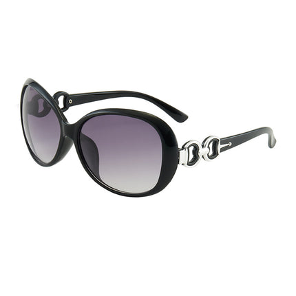 Sunglasses Large Frame Sunglasses Retro Glasses UV-resistant Round Frame