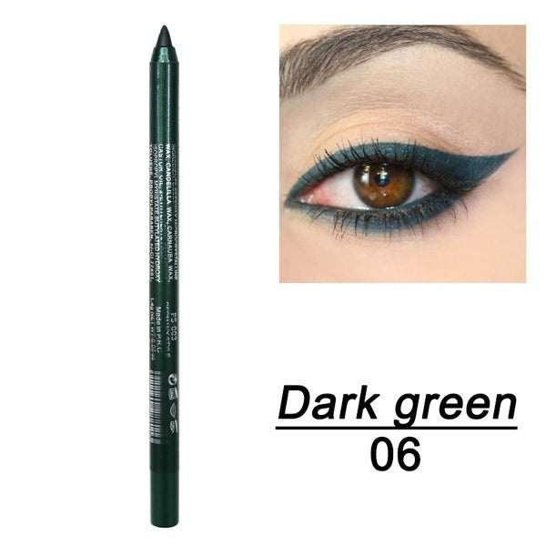 14-Color Waterproof Eyeliner Gel Pen with Pearl Finish