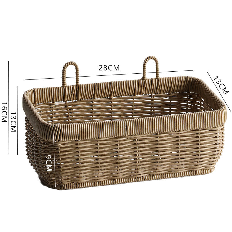 Imitation Rattan Storage Box