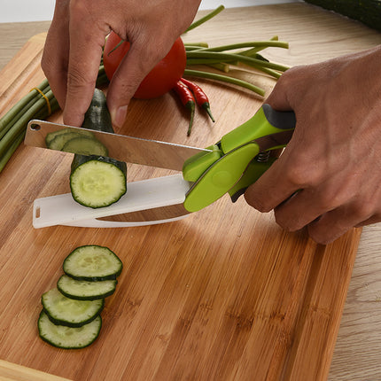 Multifunctional Vegetable Chopping Board Scissors