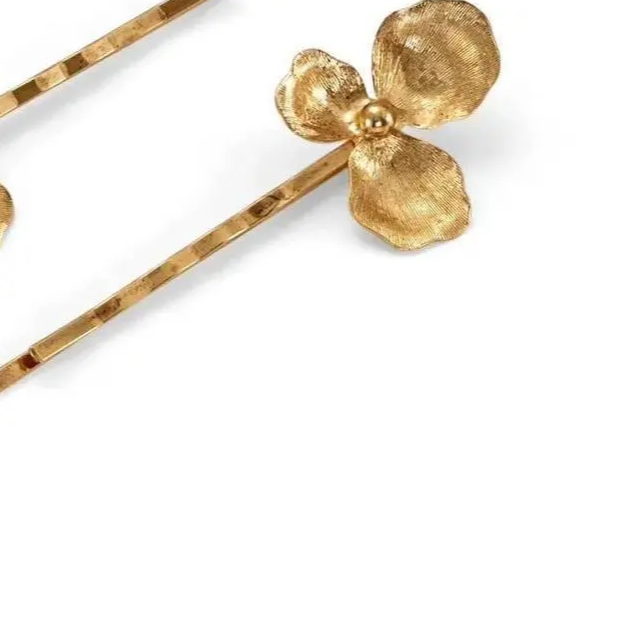 Floral Hair Clip for Side Bangs