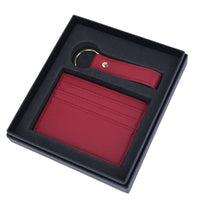 Genuine Leather Creative Leather Keychain Certificate Card Holder