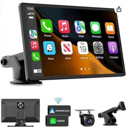 9 inch Carplay Smart Screen with Dual Camera Recorder