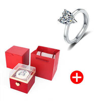 علبة خواتم مفاجئة على شكل كعكة عيد ميلاد دب قابلة للطي