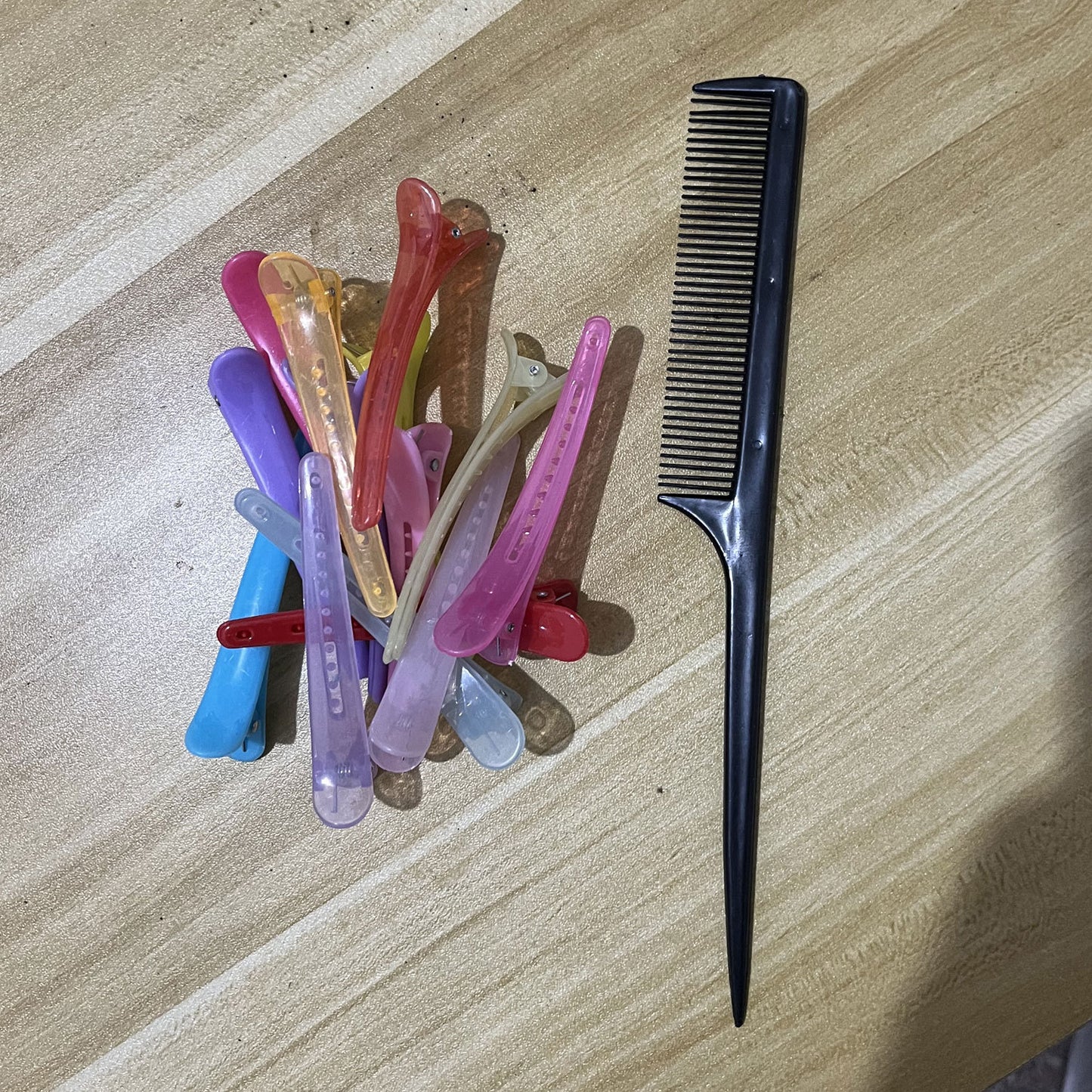 13-piece comb and clip set