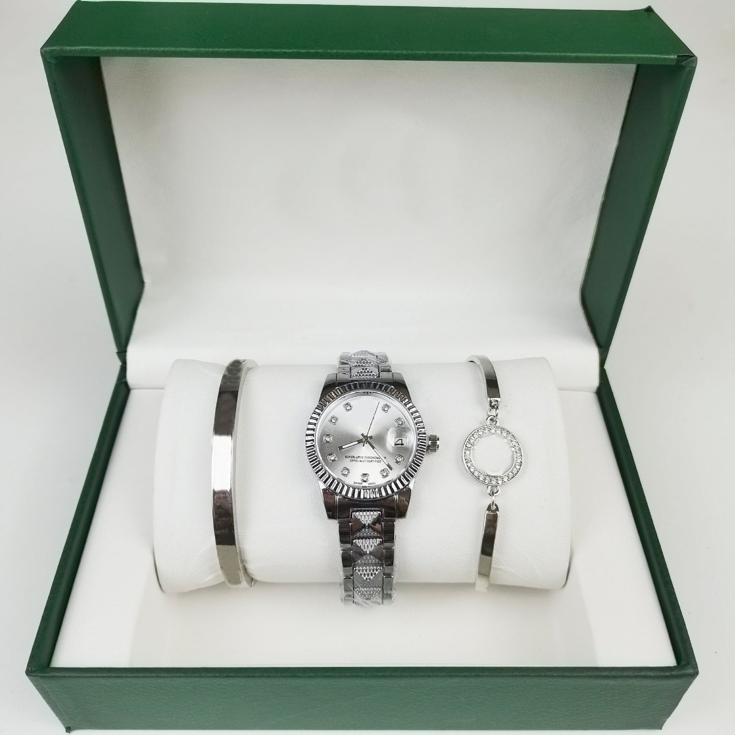 Three-piece high-end style watch