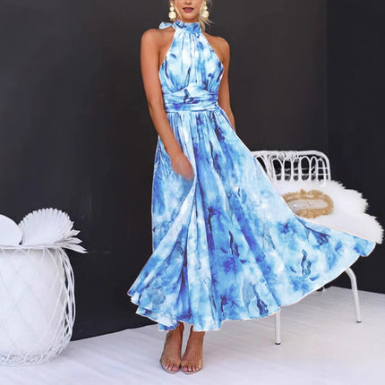 French Style Dopamine Colored Long Dress for Women