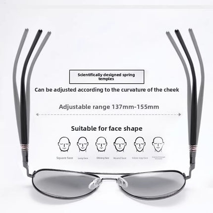 HD Polarized Photochromic Sunglasses for Driving and Outdoor Activities