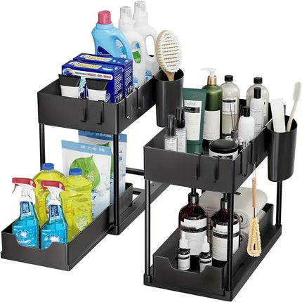 Simple pull-out storage rack