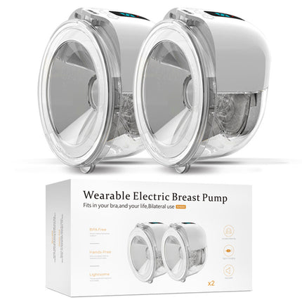Wearable Electric Breast Pump Hands-Free Milk Collection