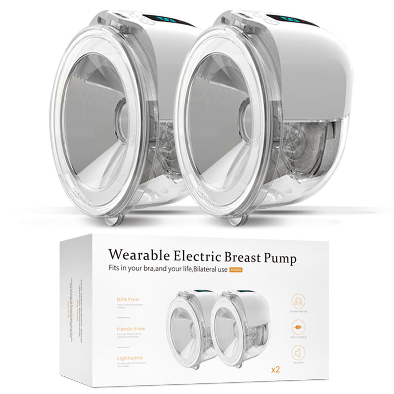 Wearable Electric Breast Pump Hands-Free Milk Collection