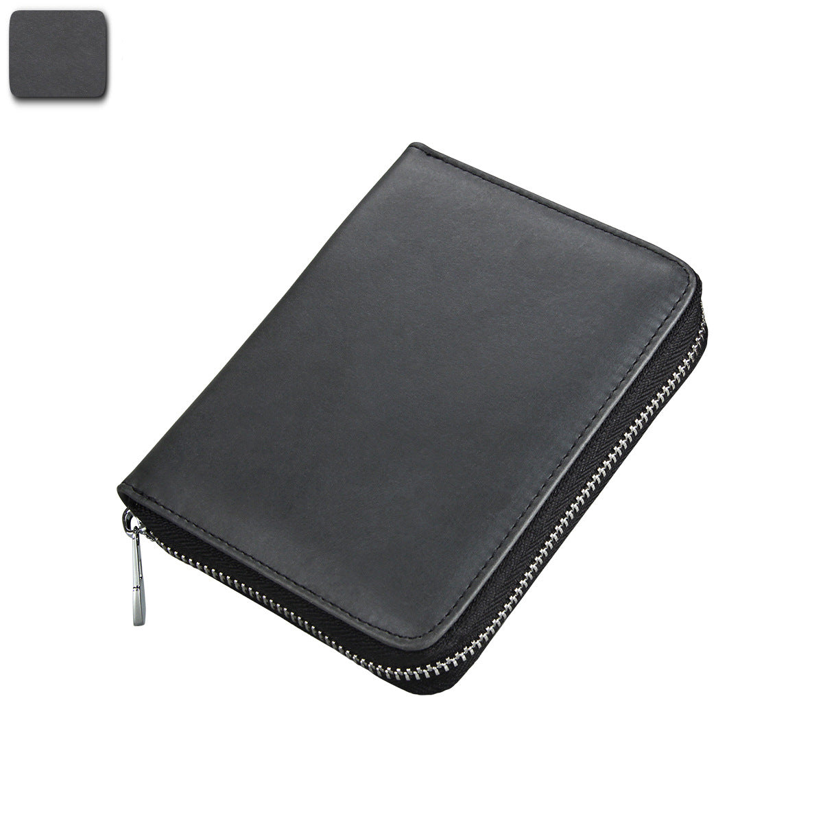 Expanding Card Holder Men's Passport Holder Cowhide Multi-functional