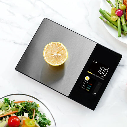 Smart Color Screen Electronic Kitchen Scale with Nutritional Tracking
