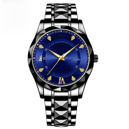 Mens Calendar Luminous Waterproof Quartz Watch