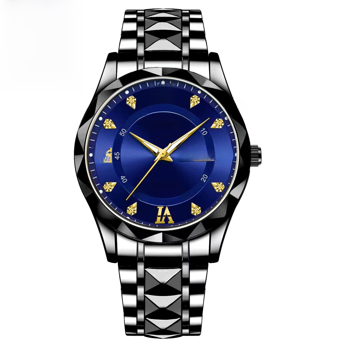 Mens Calendar Luminous Waterproof Quartz Watch