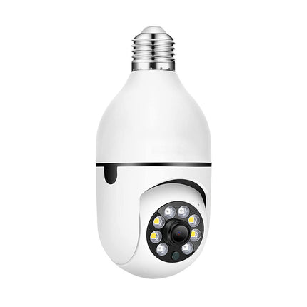 360-Degree Light Bulb Security Camera with Night Vision