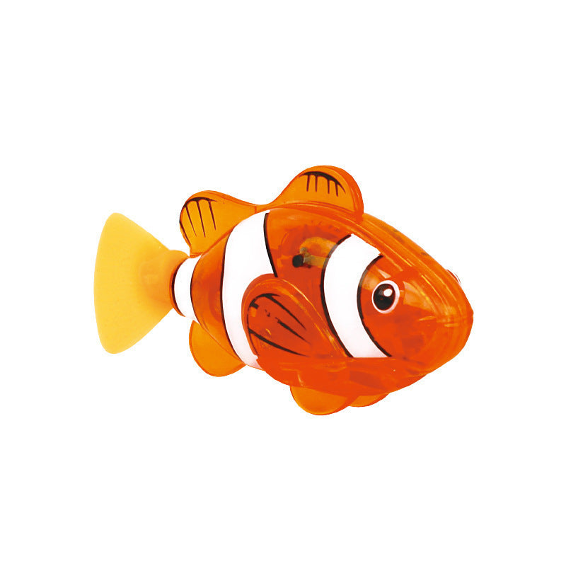 Baby Bath Electronic Fish Toy with Light and Motion