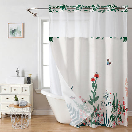 Digital Print Polyester Shower Curtain