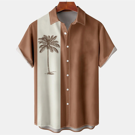 Summer Casual Shirt, Chinese Trendy Cross-border Men's Top