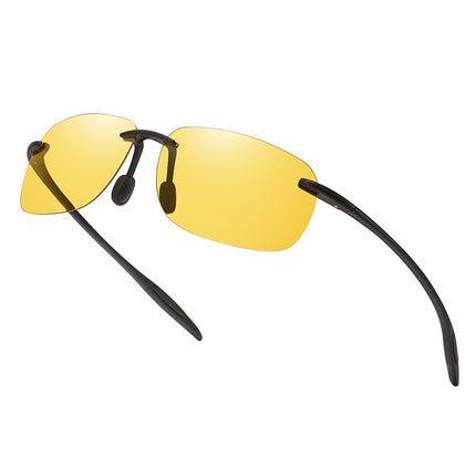 Polarized TR90 Frameless Sunglasses UV400 Protection