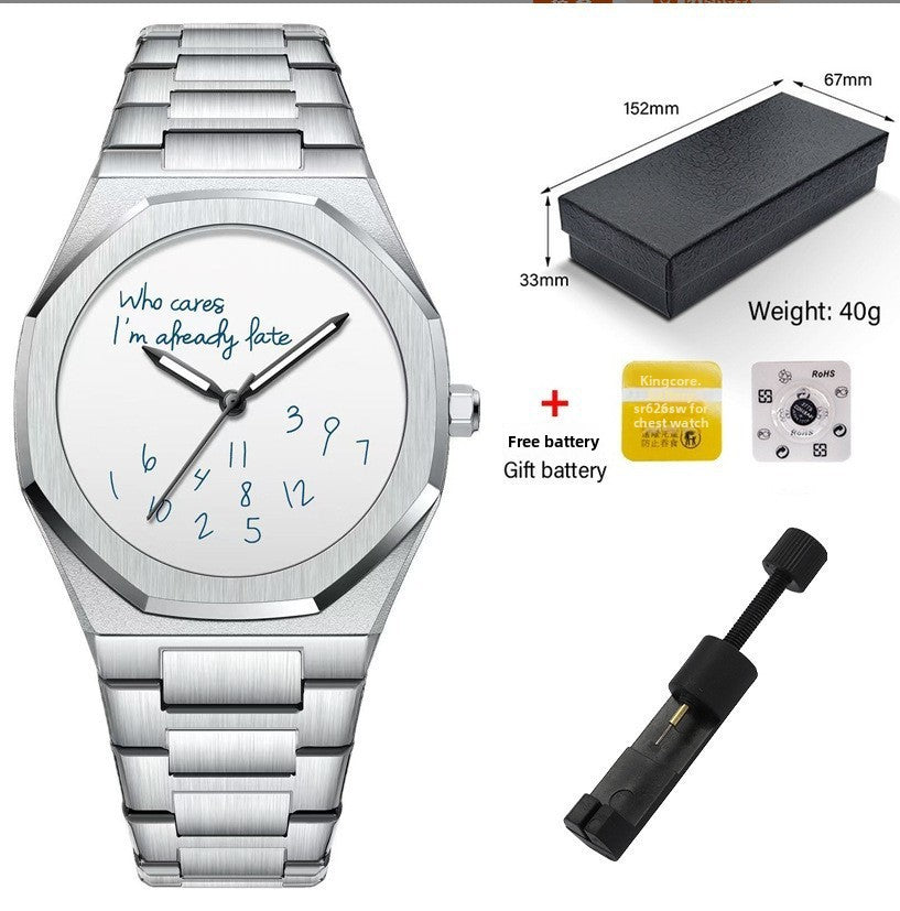 Octagonal Luminous Digital Mens Watch