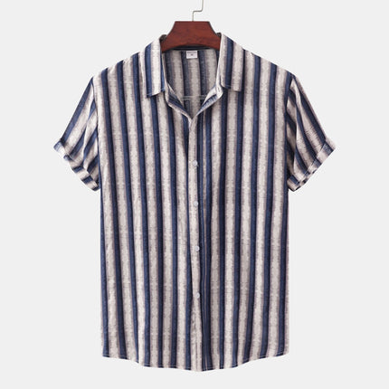 Summer Casual Shirt, Chinese Trendy Cross-border Men's Top