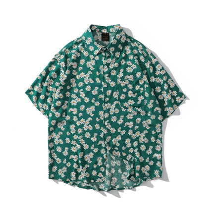 Summer Casual Shirt, Chinese Trendy Cross-border Men's Top