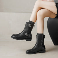 أحذية نسائية خريفية على الطراز البريطاني