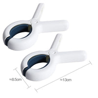 عبوة من 3 قطع من ملاءات التجفيف، مشابك غسيل، مشابك منزلية لتثبيت اللحاف، بلاستيك، حجم كبير، مقاوم للرياح