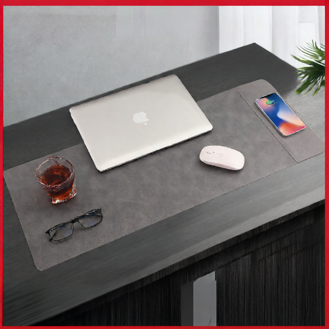 Wireless charging mouse pad