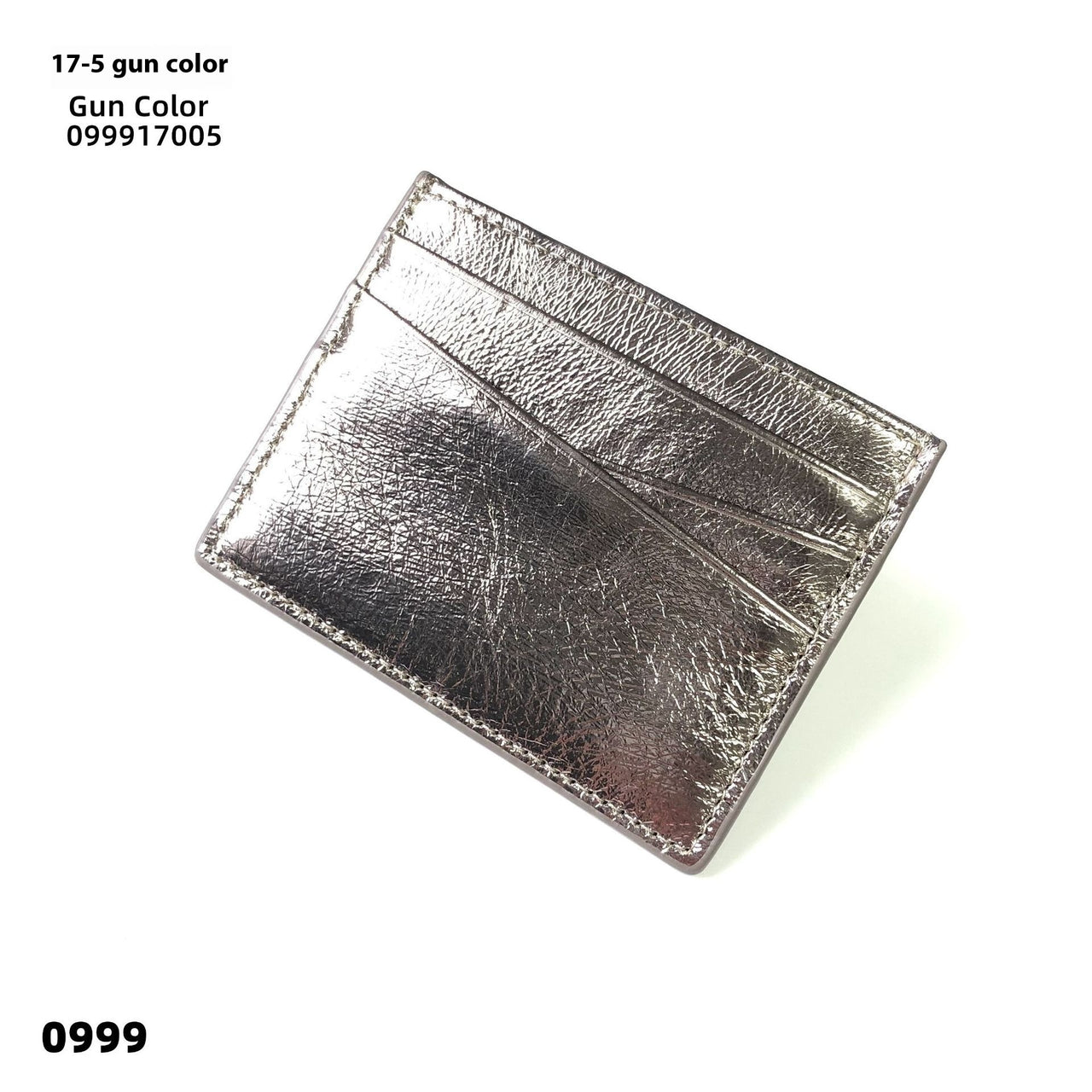 Leather Oil Edge Oblique Thin Bank Card Holder Soft Cowhide Document Package