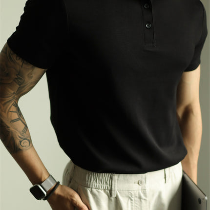 Mens Short Sleeve Cotton Polo Shirt